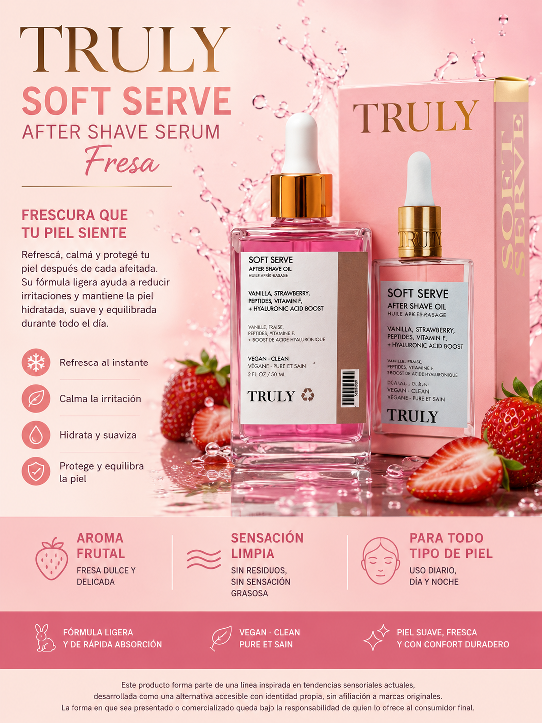 TRULY - SOFT SERVE AFTER SHAVE 50ML
