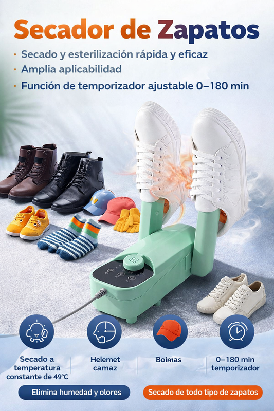 SECADOR DE ZAPATOS MULTIFUNCIONAL MD12634