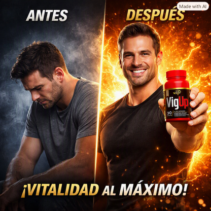 VigaUp x 30  Energía, vitalidad y bienestar