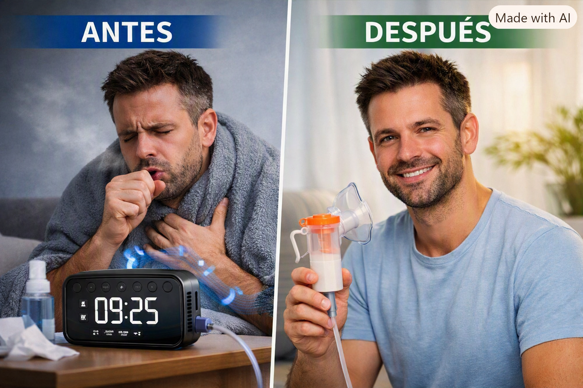 🌬️ Nebulizador con Compresor de Aire